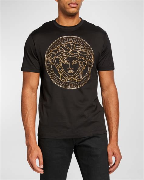 versace collection back medusa t shirt|Versace Medusa t shirt men.